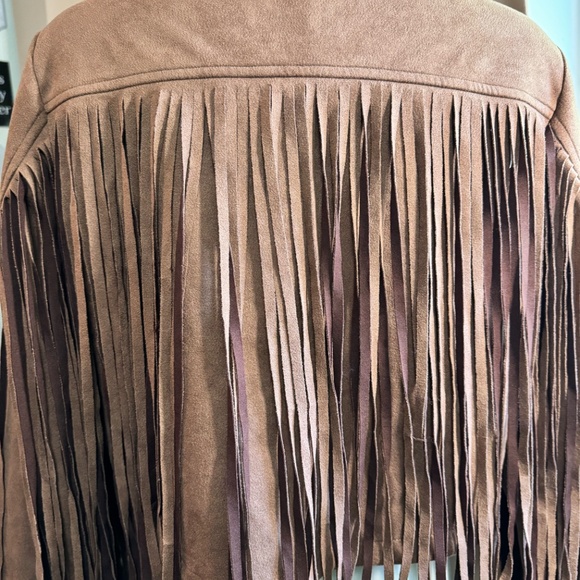 PRETTYGARDEN Women's Fringe Faux Suede Leather Jacket - Picture 3 of 8